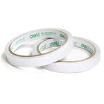 6 Pieces Cotton Paper Double Sided Tape 12mm * 9100mm * 80um (white) (24 Rolls / Bag)