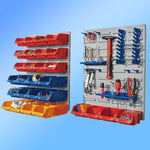 Wall Control Pegboard Standard Tool Storage Kit Parts Box 23.2*16.5 inch Blue