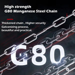 2t 6m (Double Chain) Chain Block Manual Chain Hoist G80 Manganese Steel Chain Carburized Reinforced Gear Material Handling Equipment For WorkShop HS-C2