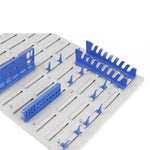 Wall Control Pegboard Standard Tool Storage Kit Parts Box 23.2*16.5 inch Blue