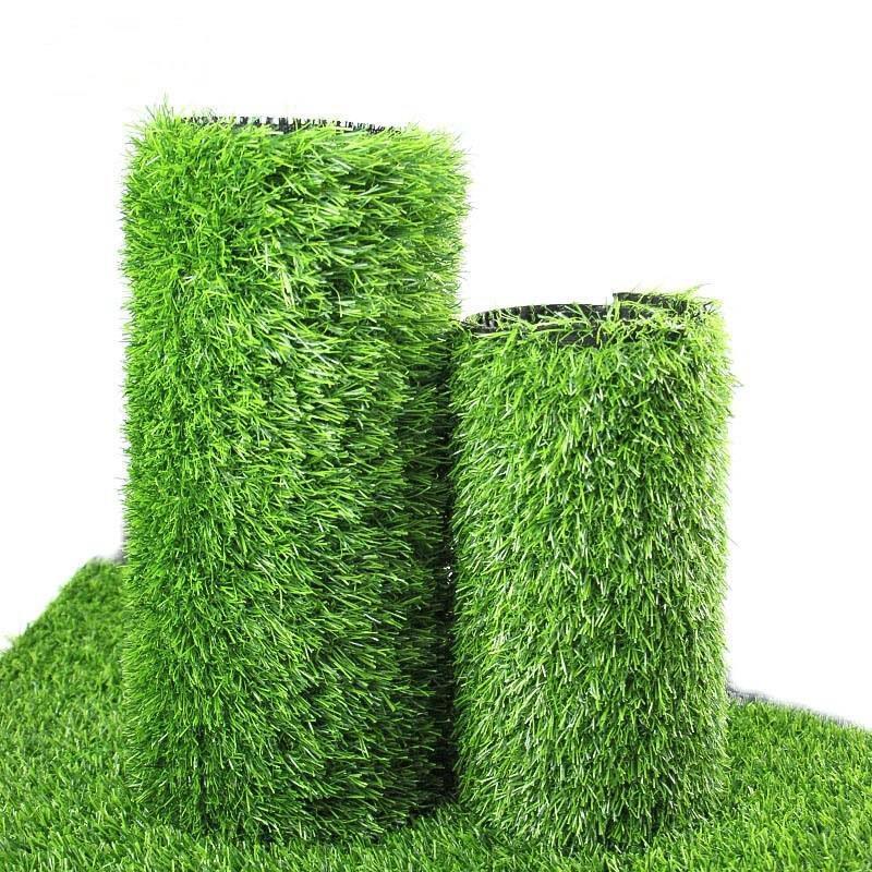 10mm 2m*25m Green Artificial Turf Carpet Plastic Turf Simulation Turf For Kindergarten Roof Balcony Fence Safety Net Artificial Turf Floor Mat