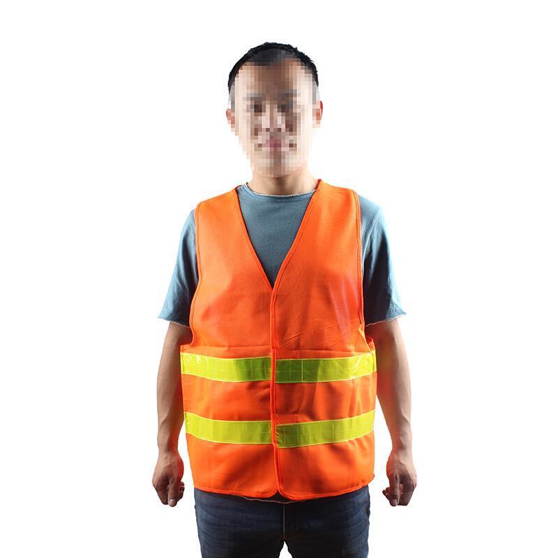 15 Pieces Orange Oxford Reflective Vest Car Traffic Safety Warning Vest Orange One Size Fits All