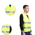 Free Size Reflective Safety Vest High Visibility For Outdoor Works