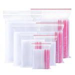 Self Sealing Bag Thickened Transparent Sealed Bag Zipper Bag Sample Storage Bag Disposable PE Self Sealing Bag 12 Thread 25 cm * 35 cm / 100 Pieces