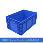 Blue EU Series Turnover Box Rectangular Thickened Plastic Logistics Box Auto Parts Box Aquatic Fish And Turtle Box Storage Sorting Box