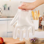 15 Bags Disposable PE Film Gloves Transparent Dining Table Picnic Lobster Gloves One Size 100 Pieces / Bag