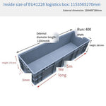 Logistics Box Thickened Plastic Logistics Box European Standard Auto Parts Turnover Box Storage Box Parts Box