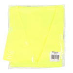 10 Pieces Velcro Fluorescent Reflective Vest Parallel Fluorescent Strip L Yellow Light and Convenient