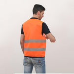 15 Pieces Reflective Vest Vest Vest Sanitation Construction Night Riding Reflective Vest Construction Site Security Patrol Driver Traffic Safety Suit