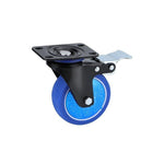 10 Pcs Caster TPR Silent Rubber Wheel Hand Cart Caster 3 Inch Single Wheel