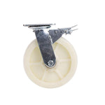 8 Inch Nylon Wheel Caster Cart Wheel Nylon Wheel Hand Push Wheel Thickened Wheel Heavy Directional Wheels