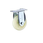 Medium Duty 2.5 Inch Fixed Beige Casters 4Pcs Polypropylene (PP) Wheel Directional Wheel - 4Pcs