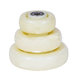 Heavy 8 Inch Trolley Caster Double Axle Nylon PP Caster Industrial Caster Universal Wheel White Nylon Wheel