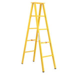 Safety Ladder Herringbone Ladder A-Type 2m Yellow  FRP Material Non-slip