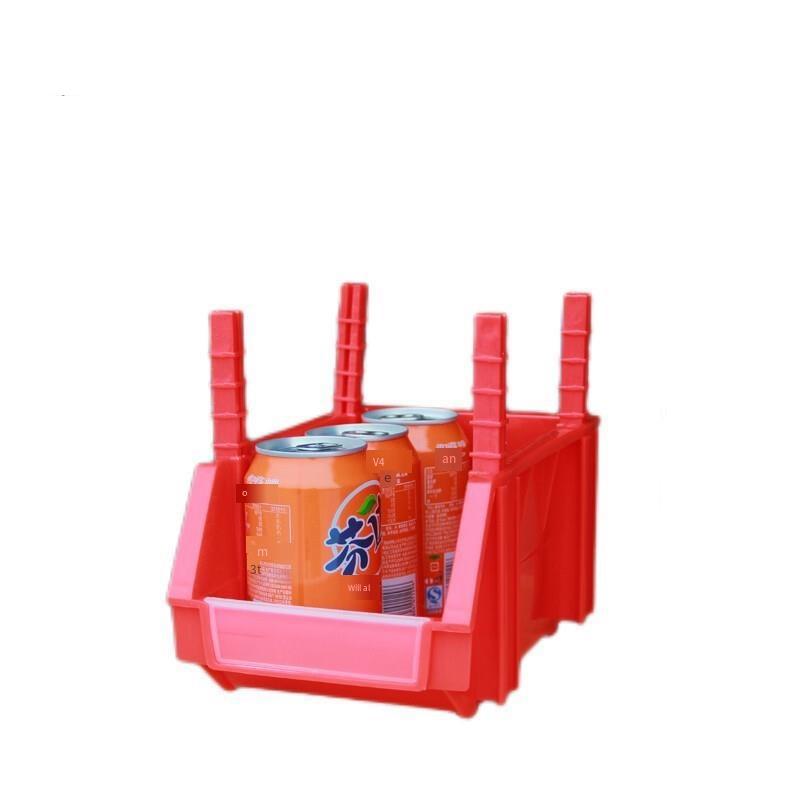 Red Parts Box Thickened Parts Box Combined Screw Box Tool Storage Box Plastic Box Shelf Red X4 (1 Box of 20 Pieces) 350 * 200 * 150mm