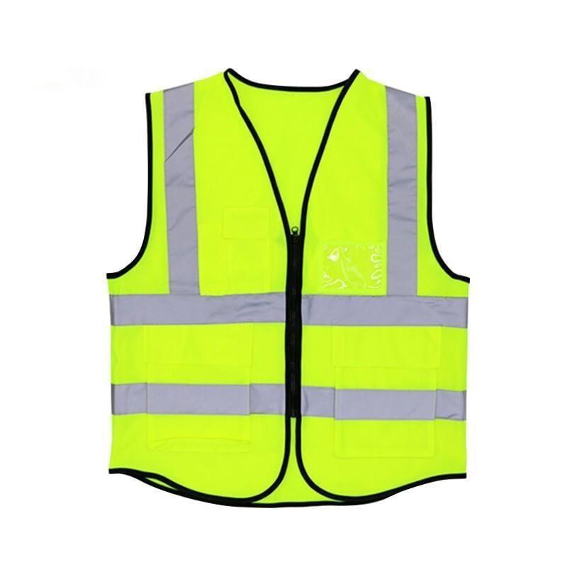 10 Pieces Reflective Vest Safety Suit Automobile Traffic Safety Riding Sanitation Worker Construction Coat Reflective Coat