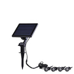 Solar Light, Outdoor Spotlight, Super Bright Led, Waterproof Tree Light, Lawn Light, Courtyard Light, Four Spotlights, Green Light, 3 Meters Long