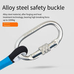 Safety Rope 3m Double Hook Safety Belt Electrician Construction Scaffolder Connecting Rope Electrical Work Safety Rope Limit Rope with Buffer Bag