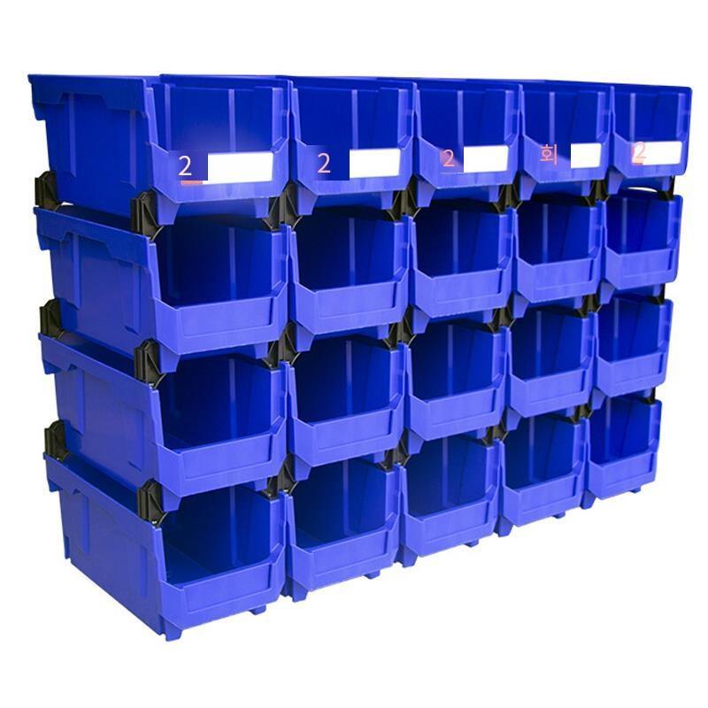 377 * 213 * 178 mm Dual Purpose Combined Parts Box, Back Hanging Plastic Box,  Inclined Material Box, Component Box, Classification Box