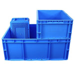 Turnover Box Logistics Transfer Box  Warehouse Workshop Plastic Box Transportation Storage Box  900 * 400 * 120 mm (blue)