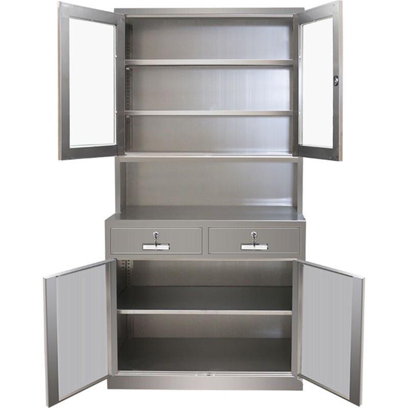 Stainless Steel Western Medicine Cabinet Laboratory Staff Medical Equipment Instrument Tool Locker