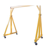 Mobile Gantry Crane Small Hand Push Removable Crane Gantry Crane Span 3.1m * Height 4.8m + Chain Block + Chain Car 3t / Set