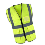 6 Pieces Reflective Vest, Multi Pocket Vest, Night Running, Cycling, Body Protective Clothing, Logo Optional, Order Products