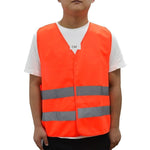 10 Pieces Reflective Vest Reflective Vest Fluorescent Vest Reflective Outdoor Construction Environmental Safety Reflective Coat Fluorescent Orange / 2xl