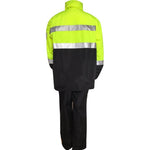 Navy XXL Reflective Raincoat Rainpants Suit Railway Raincoat Split Suit