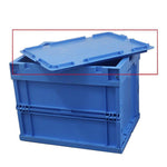 Folding Plastic Box Logistics Box Turnover Box Basket Storage Box Folding Distribution Box 600 ×400 × 243 mm Without Cover