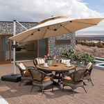 3m Umbrella Outdoor Sunshade Courtyard Umbrella Sun Umbrella Sentry Box Sentry Platform Villa Garden Leisure Umbrella