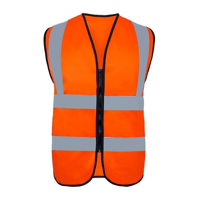 15 Pieces Reflective Vest Safety Engineering Reflective Vest Reflective Vest Traffic Warning Vest Night Reflective Vest Fluorescent Orange (No Pocket)