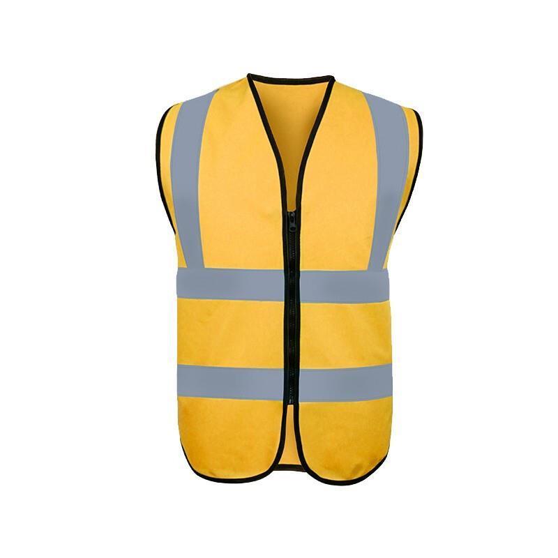 15 Pieces Highlight Reflective Vest Safety Engineering Reflective Vest Working Traffic Warning Vest Night Reflective Clothing - Yellow (No Pocket)