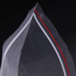 6 Bags 1000 Pieces Disposable PE 8 Thread Self Sealing Bag Thickened Transparent Sealed Bag Zipper Bag Sample Storage Bag