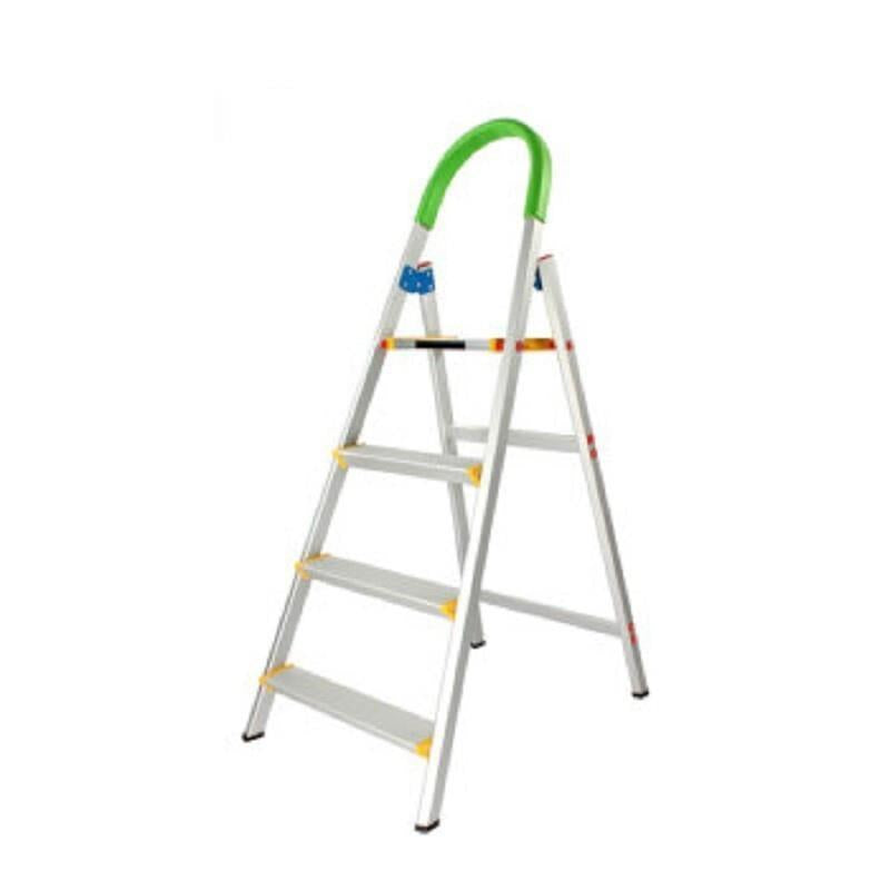 1.3m Aluminum Alloy Five Step Ladder Folding Ladder Herringbone Ladder Working Height Maximum Load 100kg