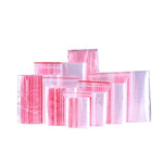 20cm * 28cm 1000 Pieces Disposable PE 8 Thread Self Sealing Bag Thickened Transparent Sealed Bag Zipper Bag Sample Storage Bag