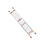 4m Aluminum Alloy Telescopic Ladder Aluminum Ladder Retractable Stair 2mm Thickness
