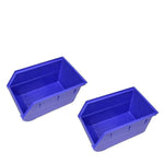 6 Pieces 220x140x125mm Back Hanging Parts Box Storage Box Element Box