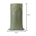 50*80cm 100 Pieces Gray Green Moisture-proof Waterproof Woven Bag Moving Bag Snakeskin Bag Express Package Bag Packing Load Bag Cleaning Garbage Bag