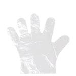 10 Bags Disposable PE Thickened Transparent Gloves Household Food Catering Beauty Protective Film Average Size 200 Pieces / Bag Large / Average Size