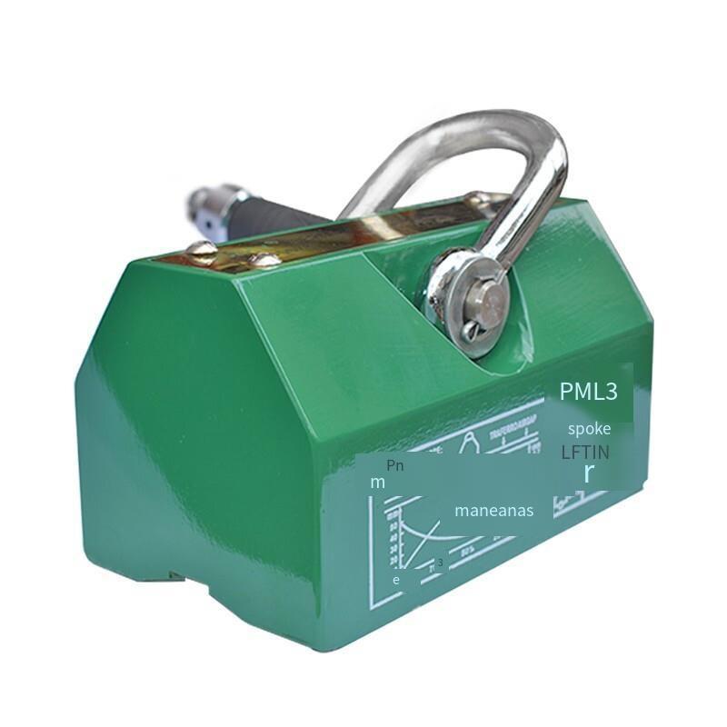 PML-300 Permanent Magnet Hoist Sucker Plane 300kg Arc 90kg Strong Non Electric Field Operation Magnetic Crane