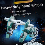 GT-20 Heavy-duty Anti-collision Hand-held Sports Car I-steel Pulley Lifting Chain Slide 2t 3m Pulley Monorail