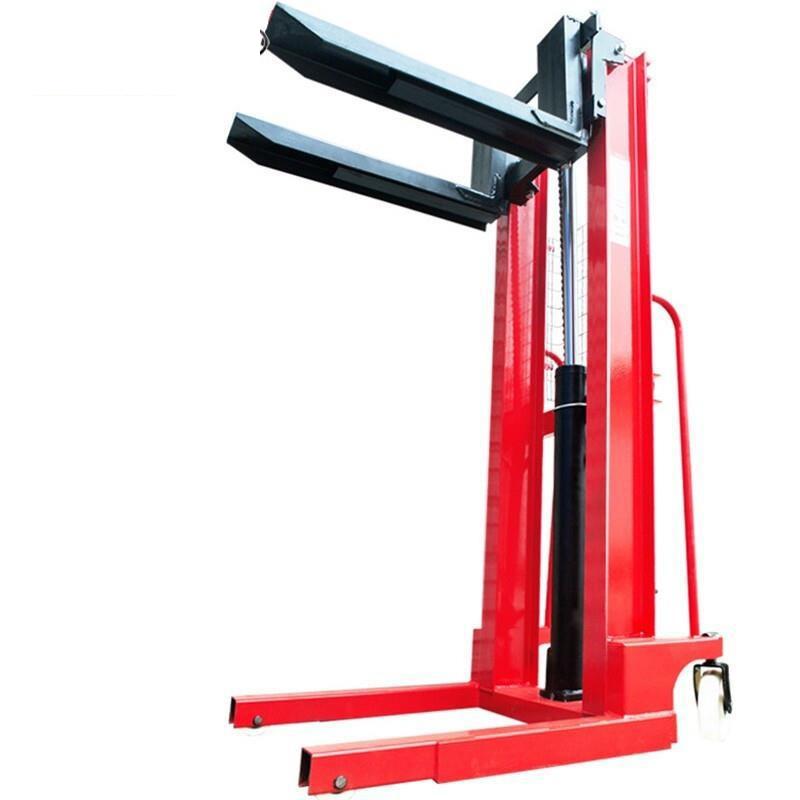 0.5t, 1.6m Manual Forklift, Manganese Steel, Hydraulic Lifting Truck, Stacking Truck, Lifting Forklift