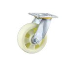 C1-8 Inch Flat Bottom Movable Heavy Beige Polypropylene (PP) Caster Universal Wheel 4 Sets / Set