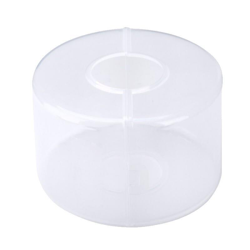 10 Pcs Pipe Protective Cover Transparent Plastic Packaging Cover Flange Protective Cover