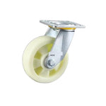 K1-5 Inch Flat Bottomed Movable Biaxial Beige Polypropylene Pp Casters 4 Medium And Heavy Universal Wheels / Set