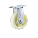 4-Inch Fixed Beige Polypropylene PP Casters 4Pcs Medium and Heavy Duty Directional Wheels - 4Pcs