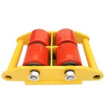 6T Small Handling Equipment Orange PU Casters Thickened Steel Plate Handling Truck for Materials Handling