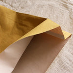 FZ1166 Yellow Moisture-proof Packaging Bag Snake Skin Feed Woven Plastic Composite Kraft Paper Bag 40 * 50 100 Pieces