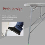 1.15m High Work Platform Folding Multifunctional Portable Horse Stool Thickened Horse Ladder Square Tube 1.6m*40cm